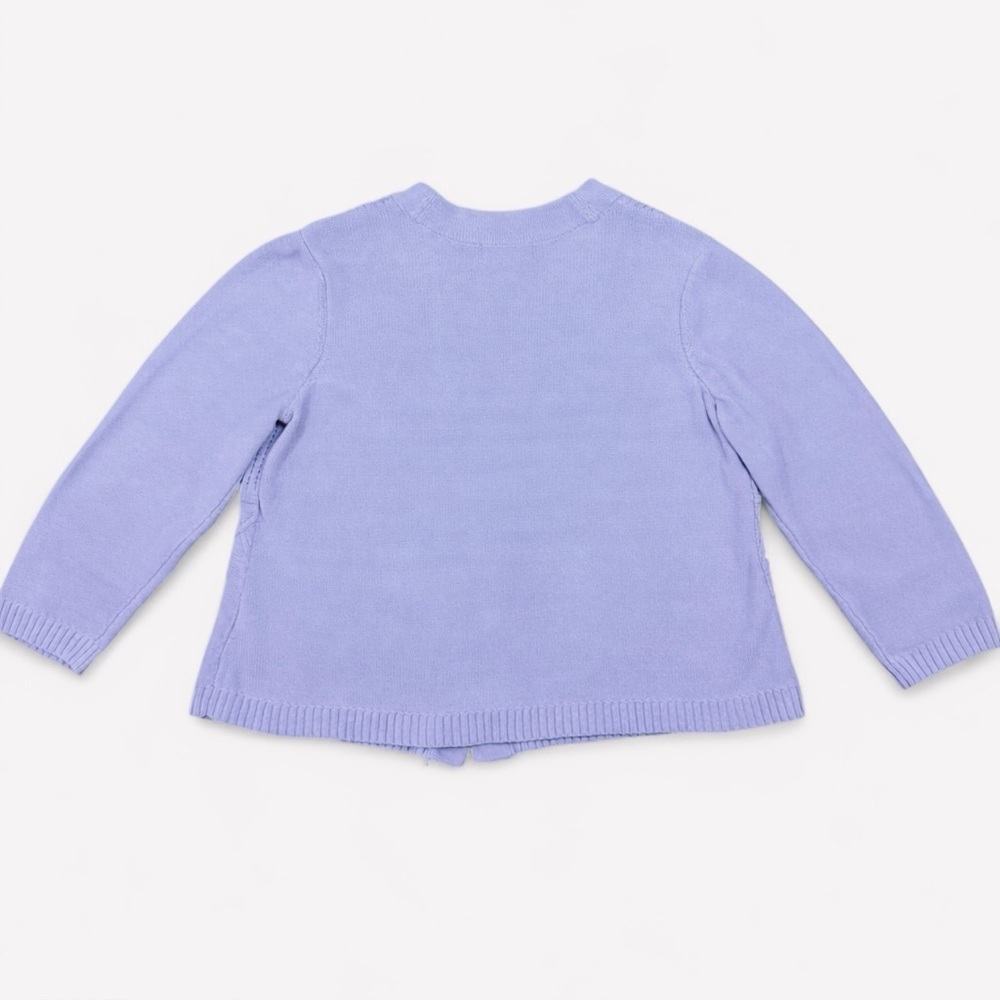 Christopher & Banks Lavender 100% Cotton Sweater - Picture 6 of 6